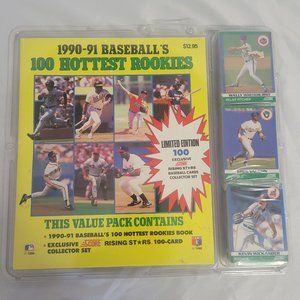 Vintage 1990-91 Baseball's 100 Hottest Rookies Limited Edition Pack NWT